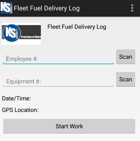 KSI - Fleet Fuel Delivery Log
