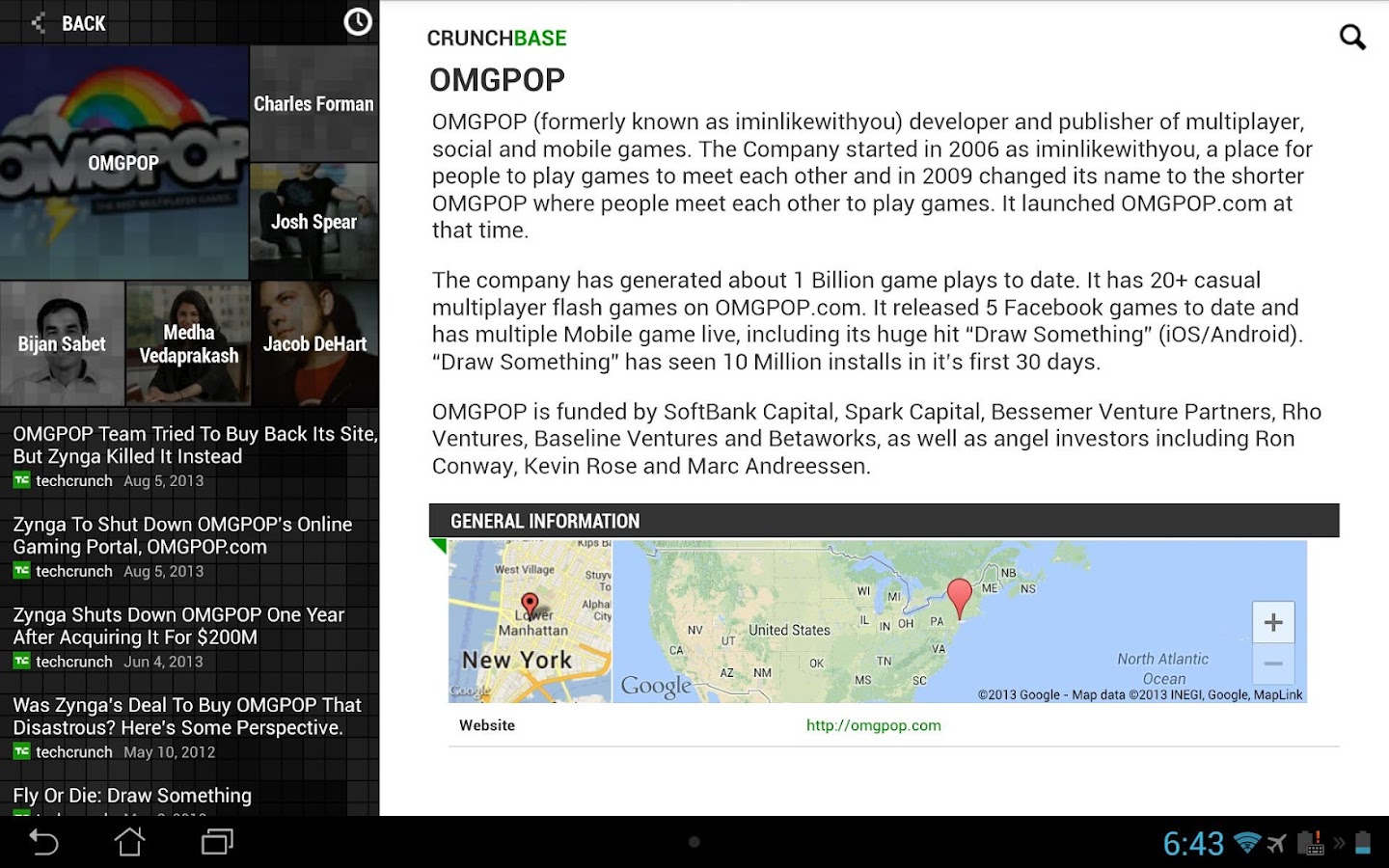  TechCrunch – Capture d'écran 