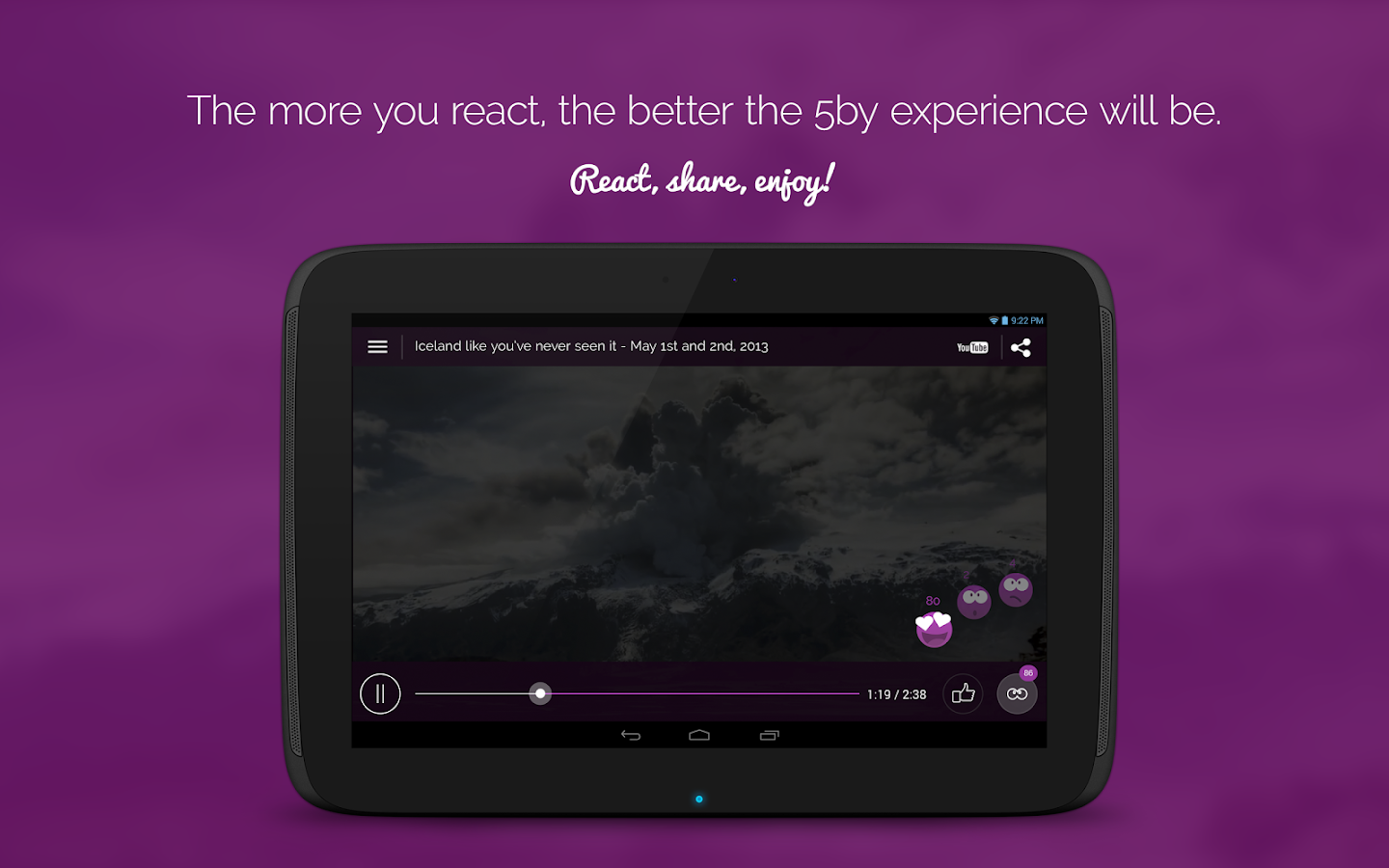  Android   5by, guarda i web della rete a seconda del tuo umore... E non solo!