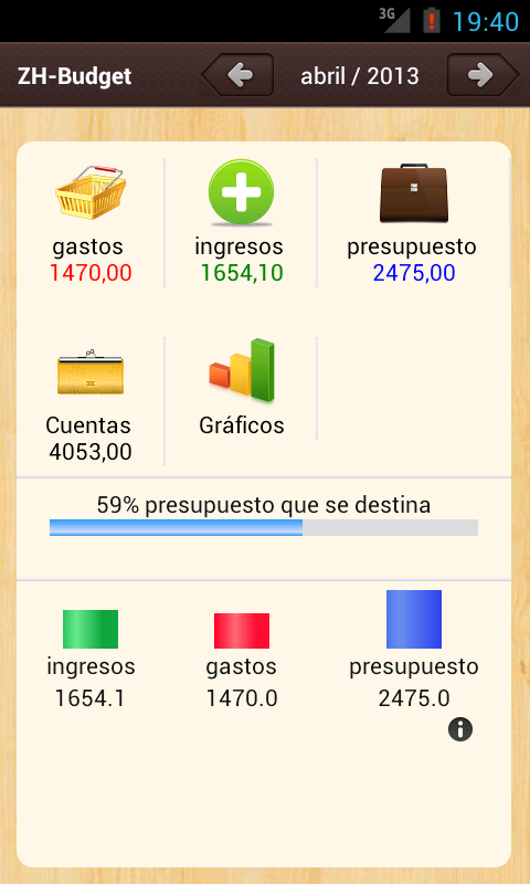 Android application Home Budget AD Free screenshort