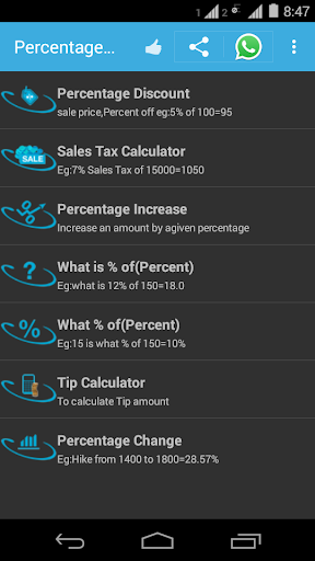 Percentage Calculator