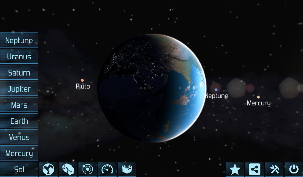   Solar System Explorer HD Pro – Capture d'écran 