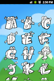 English letters poster 2
