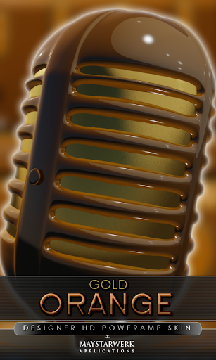 gold orange power amp skin