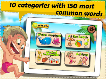 Learn english by flash cards poster 7