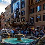 Crowd at Piazza di Spagna by Adeline Tan -  