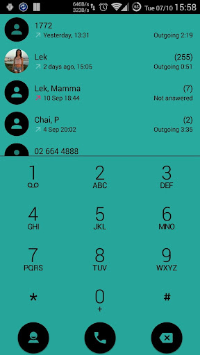 免費下載個人化APP|Dialer theme Flat Aqua app開箱文|APP開箱王