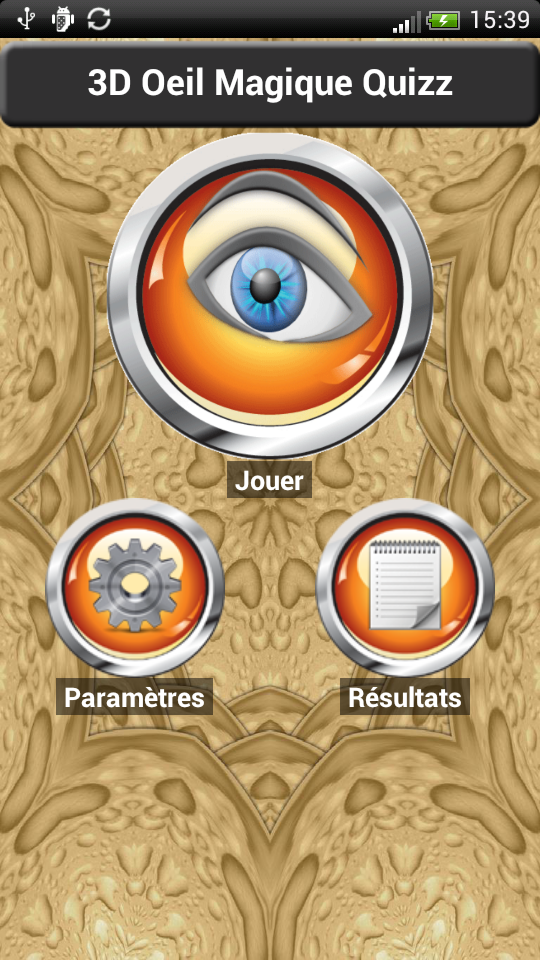 Android application 3D Magic Eye Quiz screenshort