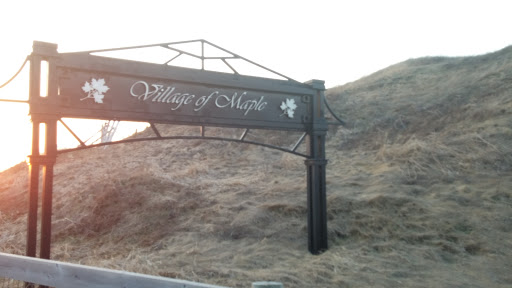 Village of Maple Sign