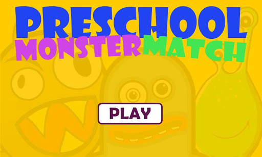 Preschool Monster Match