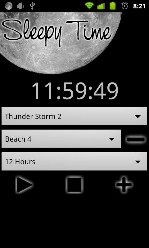 Android application Sleepy Time screenshort