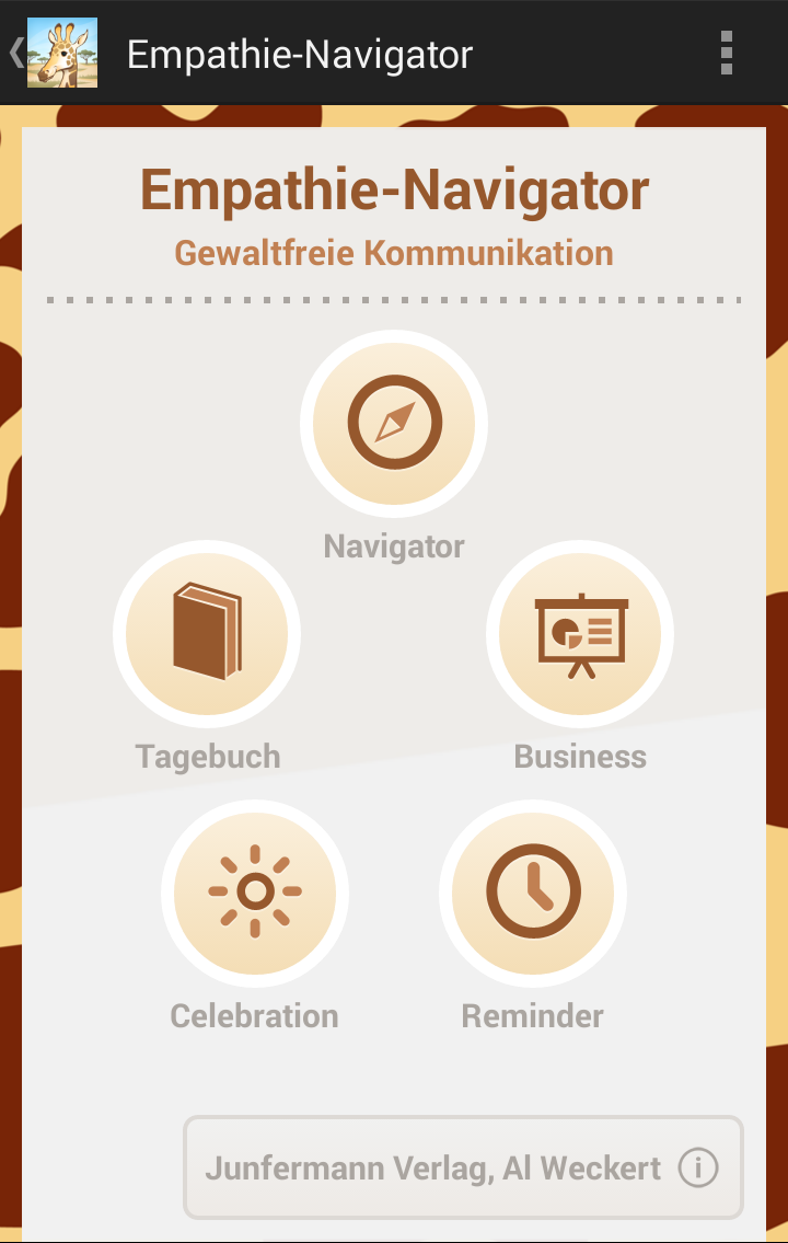 Android application Empathy Navigator screenshort