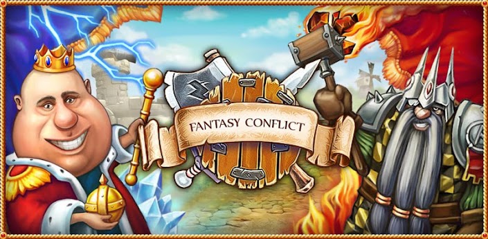 free download android full pro mediafire qvga tablet armv6 apps Fantasy Conflict APK v1.0.1 Unlimited Coins themes games application