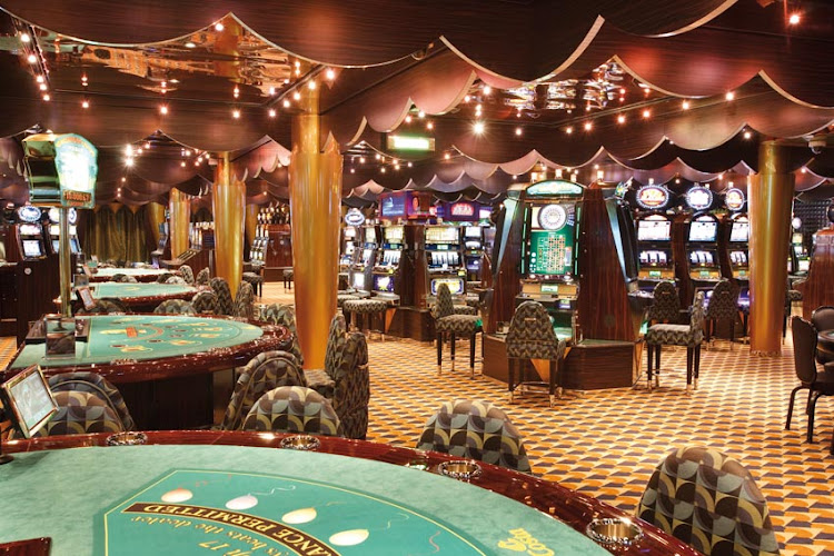 Try your hand with Lady Luck at Carnival Luminosa's casino.