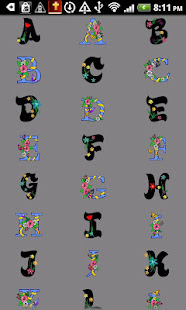 Alphabet stickers Doodle Text!(圖2)-速報App