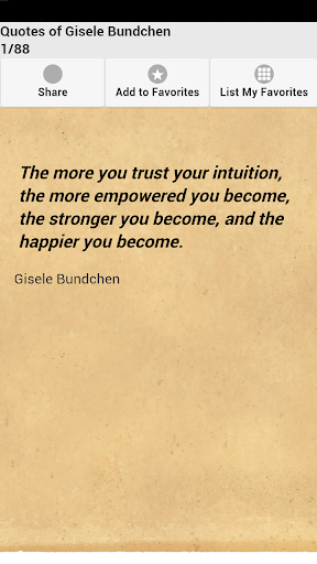 Quotes of Gisele Bundchen