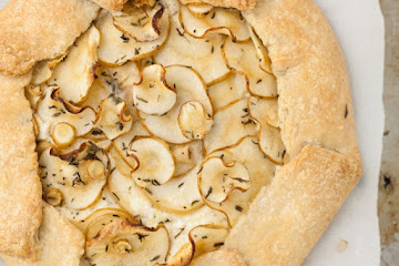 Parsnip and Thyme Galette + The Easy Vegetarian Cookbook