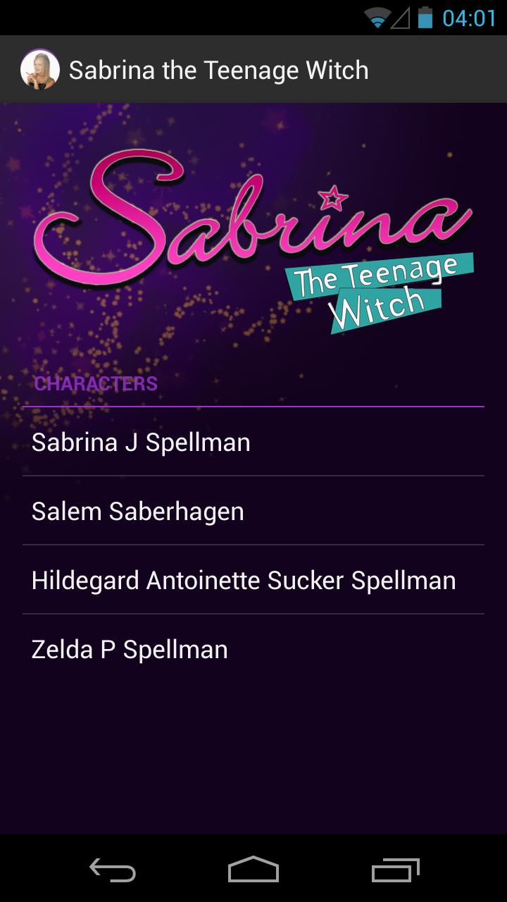 Sabrina the Teenage Witch Screen 1