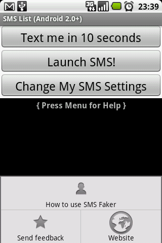 Android application SMS Faker™ for 2.0+ (Adfree) screenshort