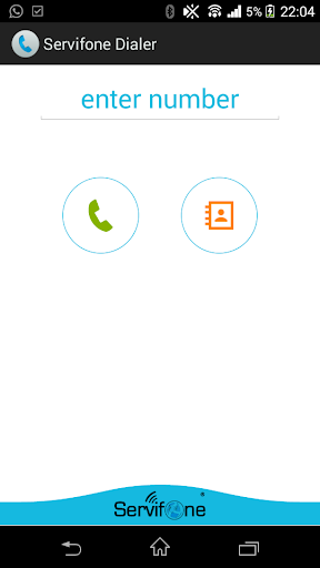 Servifone Dialer