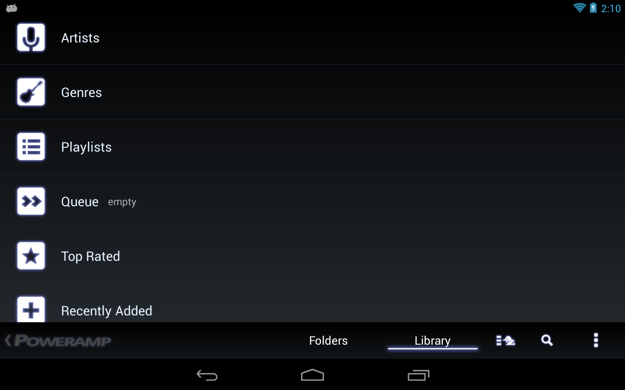 Poweramp - screenshot