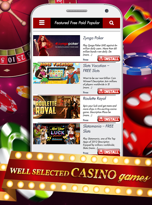 Android application Casino Games screenshort