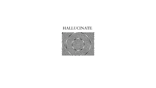 Hallucine - a virtual drug