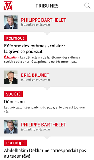 Valeurs Actuelles Screen 3
