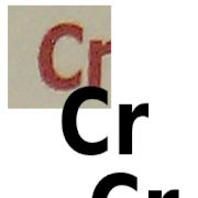 Icono de Character Recognition.