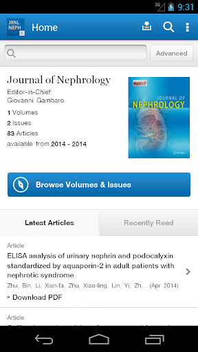 Journal of Nephrology