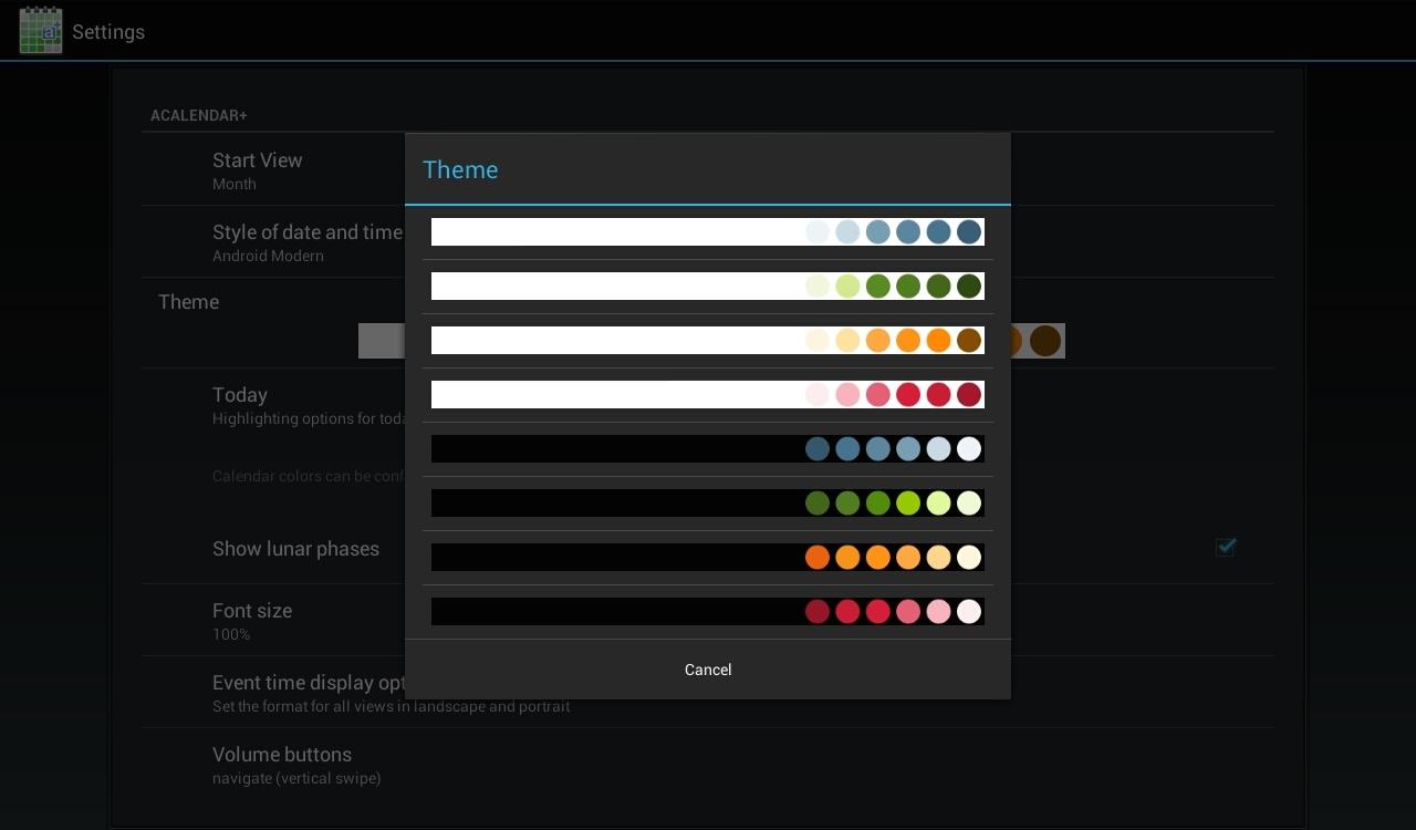 aCalendar+ Calendar & Tasks - screenshot