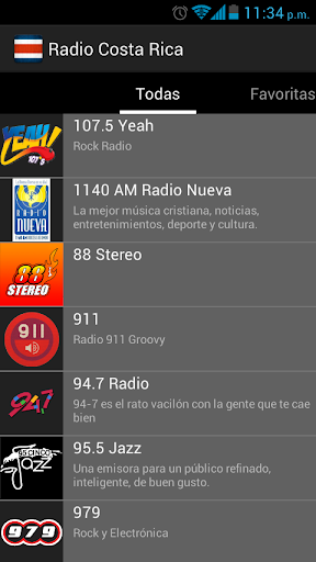 【免費音樂App】Radio Costa Rica-APP點子