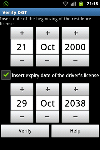 Validar PNC Screen 2