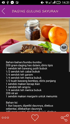 Resep Masakan Daging