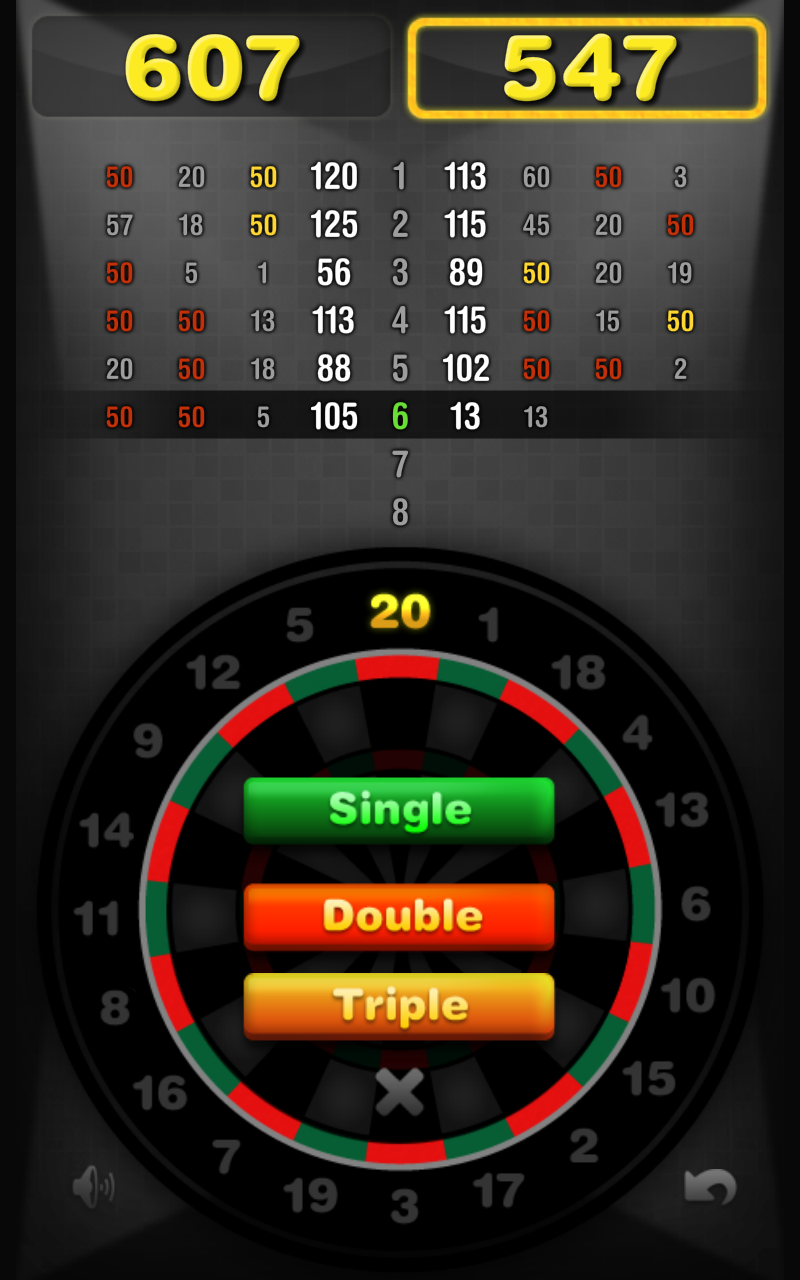 Fire Darts Score Screen 2