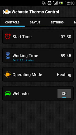 Webasto Thermo Control