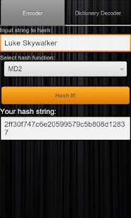 Hash Decrypt Screenshot