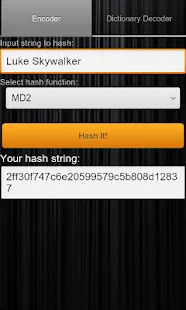 Hash Decrypt Screenshot