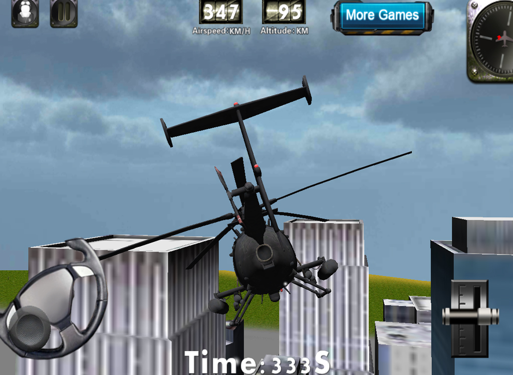 Helicopter Simulator Controls Game
