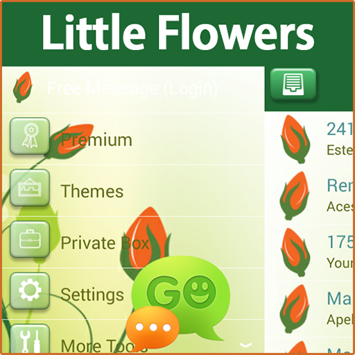 GO SMS Proの小さな花 娛樂 App LOGO-APP開箱王