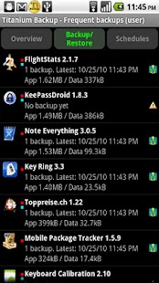 Titanium Backup ★ root needed Screenshot