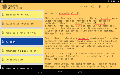 Free Noteastic Notepad APK for Android