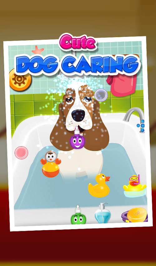 Android application Cute Dog Caring 2 - Kids Game screenshort