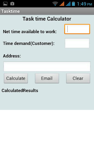 Task Time Calculator