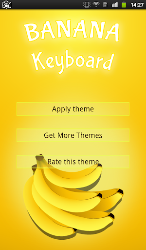 Banana Keyboard Theme