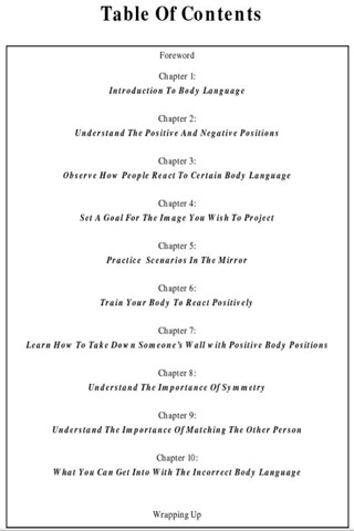 Body Language Mastery Screen 2