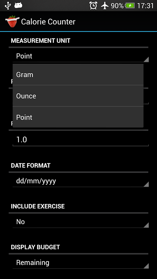 Calorie Counter Simple PRO Android Apps on Google Play