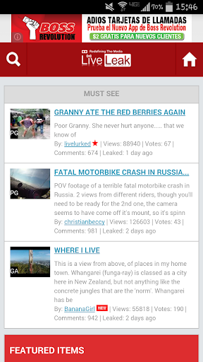 LiveLeak Mobile