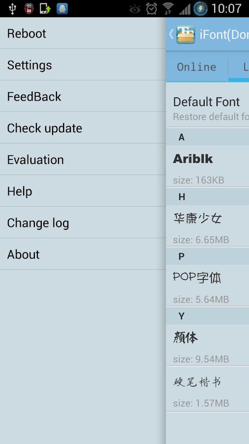 iFont Donate - screenshot