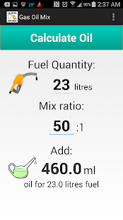 How to install Gas Oil Mix Calculator 1.4.1 unlimited apk for pc